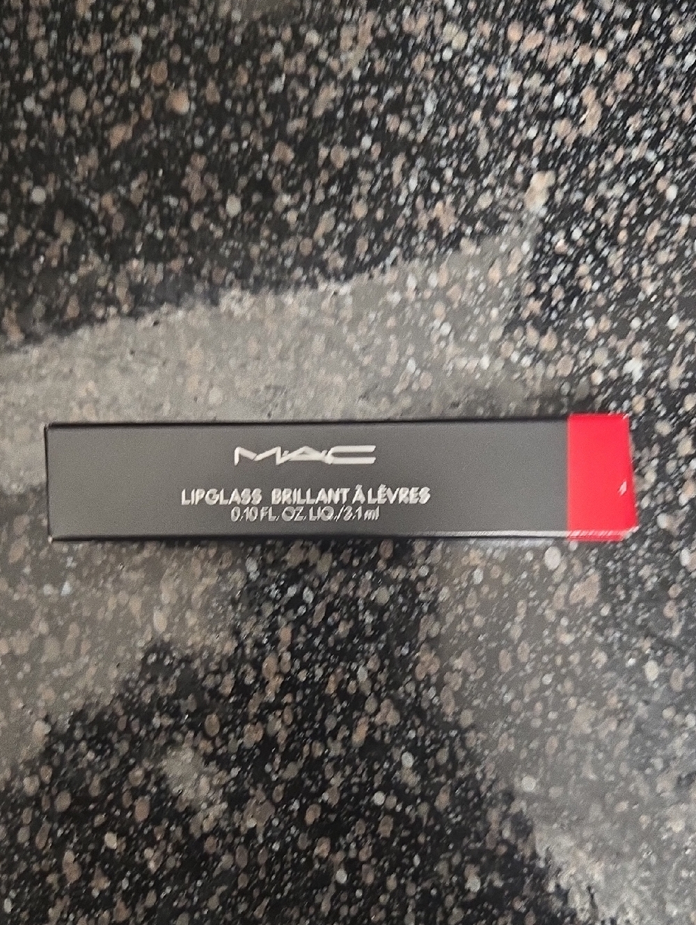 MAC Cosmetics Lipglass Gloss Black Box with Red Accent